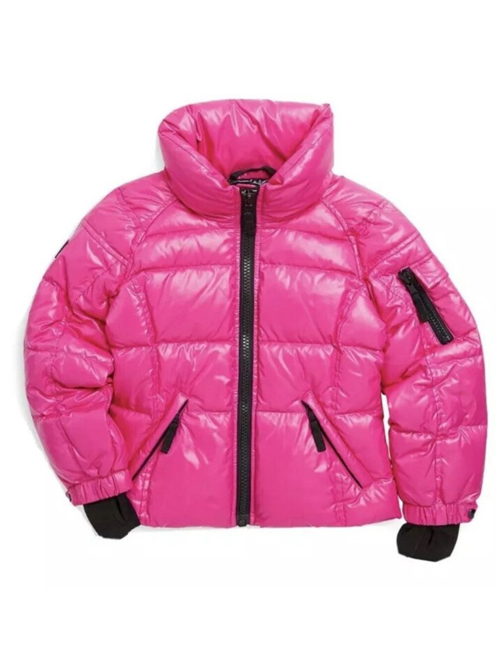 Sam Freestyle jacket Little Girls Down Puffer Coat Size 2 Hot Pink